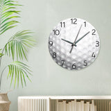 Maxbell Basketball Wall Clock Simple Round Wall Clock for Dining Room Hallway Office White 12 Inch