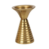 Maxbell Golden Candle Holder Elegant Portable Candlestick for Parties Dinner Wedding S