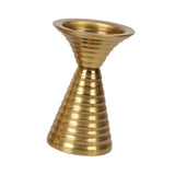 Maxbell Golden Candle Holder Elegant Portable Candlestick for Parties Dinner Wedding S