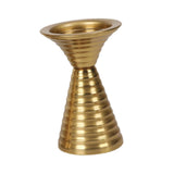 Maxbell Golden Candle Holder Elegant Portable Candlestick for Parties Dinner Wedding S