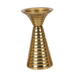 Maxbell Golden Candle Holder Elegant Portable Candlestick for Parties Dinner Wedding M