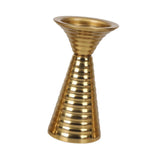 Maxbell Golden Candle Holder Elegant Portable Candlestick for Parties Dinner Wedding M