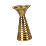 Maxbell Golden Candle Holder Elegant Portable Candlestick for Parties Dinner Wedding M