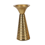 Maxbell Golden Candle Holder Elegant Portable Candlestick for Parties Dinner Wedding L
