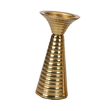 Maxbell Golden Candle Holder Elegant Portable Candlestick for Parties Dinner Wedding L