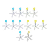 Maxbell Air Conditioner Deflector Women Wind Guide Fan for Office Study Room Library Blue 2pcs