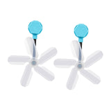 Maxbell Air Conditioner Deflector Women Wind Guide Fan for Office Study Room Library Blue 2pcs