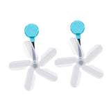 Maxbell Air Conditioner Deflector Women Wind Guide Fan for Office Study Room Library Blue 2pcs