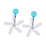 Maxbell Air Conditioner Deflector Women Wind Guide Fan for Office Study Room Library Blue 2pcs
