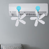 Maxbell Air Conditioner Deflector Women Wind Guide Fan for Office Study Room Library Blue 2pcs
