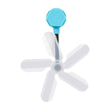 Maxbell Air Conditioner Deflector Women Wind Guide Fan for Office Study Room Library Blue 1pcs