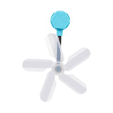 Maxbell Air Conditioner Deflector Women Wind Guide Fan for Office Study Room Library Blue 1pcs