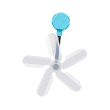 Maxbell Air Conditioner Deflector Women Wind Guide Fan for Office Study Room Library Blue 1pcs