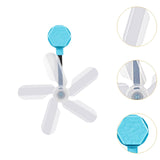 Maxbell Air Conditioner Deflector Women Wind Guide Fan for Office Study Room Library Blue 1pcs