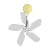 Maxbell Air Conditioner Deflector Women Wind Guide Fan for Office Study Room Library Yellow 1pcs