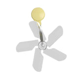 Maxbell Air Conditioner Deflector Women Wind Guide Fan for Office Study Room Library Yellow 1pcs