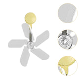 Maxbell Air Conditioner Deflector Women Wind Guide Fan for Office Study Room Library Yellow 1pcs