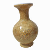 Maxbell DIY 3D Puzzle Flower Vase Unique Flower Arrangement for Cabinet Office Decor Brown