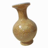 Maxbell DIY 3D Puzzle Flower Vase Unique Flower Arrangement for Cabinet Office Decor Brown