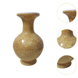 Maxbell DIY 3D Puzzle Flower Vase Unique Flower Arrangement for Cabinet Office Decor Brown