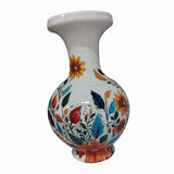 Maxbell DIY 3D Puzzle Flower Vase Unique Flower Arrangement for Cabinet Office Decor White