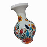 Maxbell DIY 3D Puzzle Flower Vase Unique Flower Arrangement for Cabinet Office Decor White
