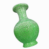 Maxbell DIY 3D Puzzle Flower Vase Unique Flower Arrangement for Cabinet Office Decor Green