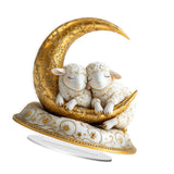 Maxbell 2D Sheep Decor Holiday Acrylic Desktop Plaque for Dining Room Window Bedroom