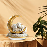 Maxbell 2D Sheep Decor Holiday Acrylic Desktop Plaque for Dining Room Window Bedroom