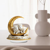 Maxbell 2D Sheep Decor Holiday Acrylic Desktop Plaque for Dining Room Window Bedroom