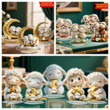 Maxbell 2D Sheep Decor Decorative Tabletop Ornament for Shelf Dining Room Countertop Style A