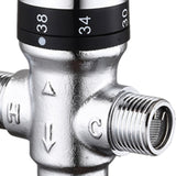 Maxbell Temperature Control Valve Premium Shower Mixing Valve for Basin Home Kitchen