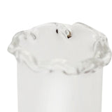 Maxbell Small Glass Vase Gift Clear Flowerpot for Living Room Room Table Centerpiece