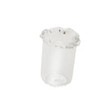 Maxbell Small Glass Vase Gift Clear Flowerpot for Living Room Room Table Centerpiece