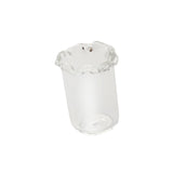 Maxbell Small Glass Vase Gift Clear Flowerpot for Living Room Room Table Centerpiece