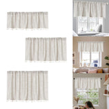 Maxbell Window Kitchen Valance Curtain Blackout Valances for Window for 1 Piece 140x45cm