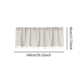 Maxbell Window Kitchen Valance Curtain Blackout Valances for Window for 1 Piece 140x45cm