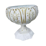 Maxbell Roman Plant Pot Vintage Iron Urn Planter for Home Indoor Plants Dried Flower L