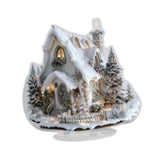 Maxbell Acrylic Decorative Sign 2D Flat Snow House Statue for Home Bedside Bookshelf