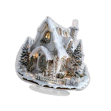 Maxbell Acrylic Decorative Sign 2D Flat Snow House Statue for Home Bedside Bookshelf