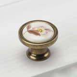 Maxbell 8x Ceramic Cabinet Knobs Closet Door Handles for Bedroom Office Desks Drawer