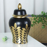 Maxbell Ceramic Ginger Jar Creative Storage Container for Wedding Living Room Office