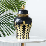 Maxbell Ceramic Ginger Jar Creative Storage Container for Wedding Living Room Office