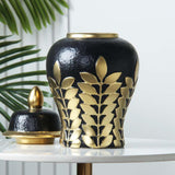 Maxbell Ceramic Ginger Jar Creative Storage Container for Wedding Living Room Office