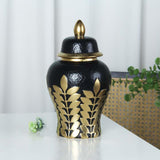 Maxbell Ceramic Ginger Jar Creative Storage Container for Wedding Living Room Office