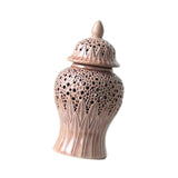 Maxbell Porcelain Ginger Jar Ceramic Vase for Flower Arrangement Bedroom Arrangement