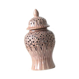 Maxbell Porcelain Ginger Jar Ceramic Vase for Flower Arrangement Bedroom Arrangement