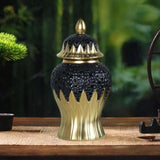 Maxbell Ceramic Ginger Jar Elegant Table Center Vase for Wedding Living Room Office