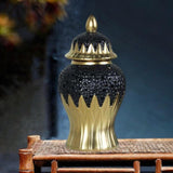 Maxbell Ceramic Ginger Jar Elegant Table Center Vase for Wedding Living Room Office