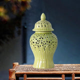 Maxbell Ceramic Ginger Jar Centerpiece Table Decoration for Party Living Room Office